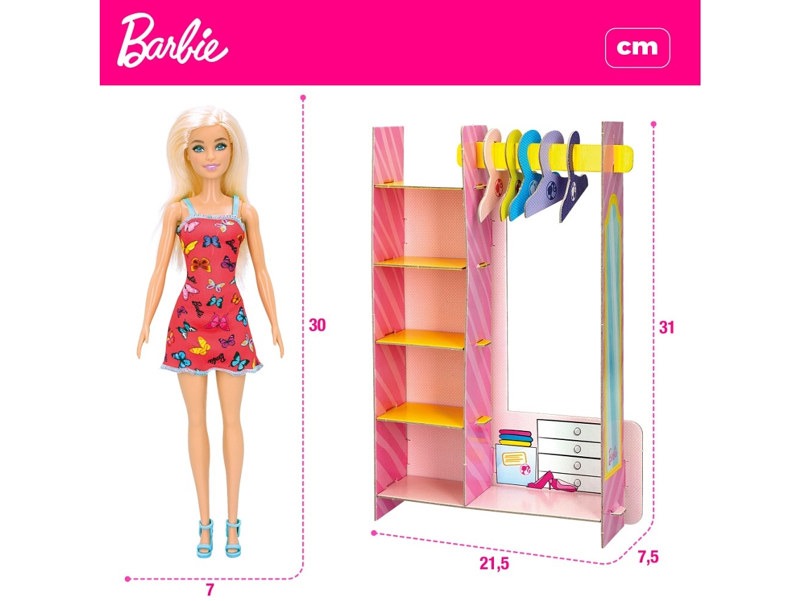 BARBIE Loja de Roupas com Boneca