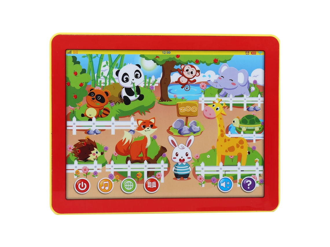Brinquedo Tablet Infantil Para Leitura De Histórias Tela Tática Educação Aprendizagem 2602c