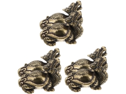 Chaveiro Decorativo Retrô Com Pingente De Tartaruga Dragão Para Escritório.