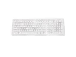 Keycaps Translúcidos Em Português Brasileiro De 110 Teclas Para Teclado Mecânico Branco