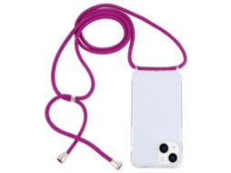 Lurelia Capa Com Cordão Iphone 15 Plus Acrílico Airbag Antichoque