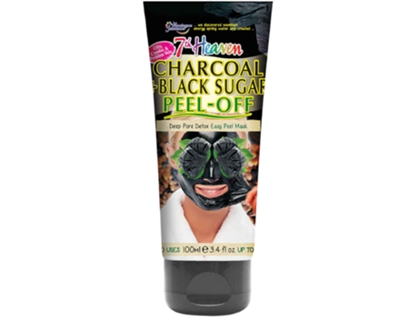 Máscara Facial Peel Off Carvão e Açúcar 7TH HEAVEN emb. 1 un