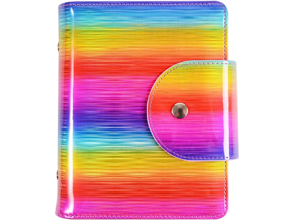 Estojo Porta-placas De Nail Art Retangular Colorido