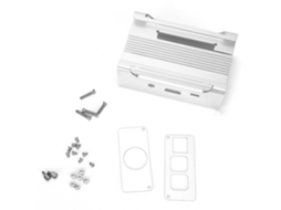 Carcasa protectora duradera de aleación de aluminio CNC para Raspberry Pi 3rd 2B/2B+/3B, plata | S/MARCA