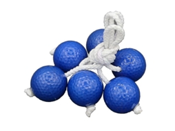 Rebe-juego De Lanzamiento Ladder Ball Con 6 Bolas Para Interior/exterior Patio Jardín Césped Deportes Azul