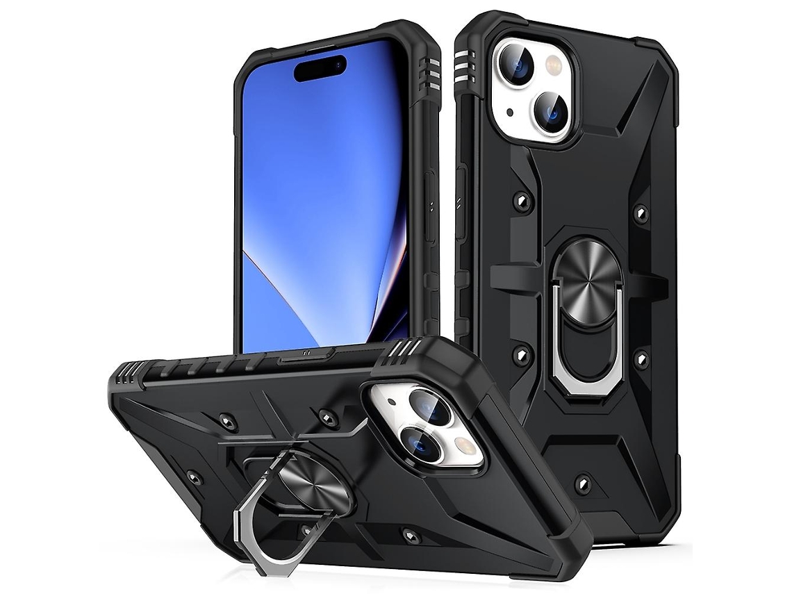 Capa Para Iphone 15 Com Suporte De Anel