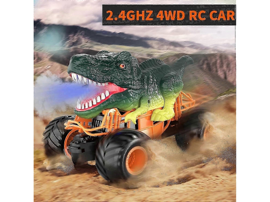 Carro Dinossauro Telecomandado Com Luz