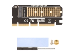 Placa Adaptadora M.2 Nvme Ssd Para Pcie3.0x16 Com Dissipador De Calor Expansão Nvme