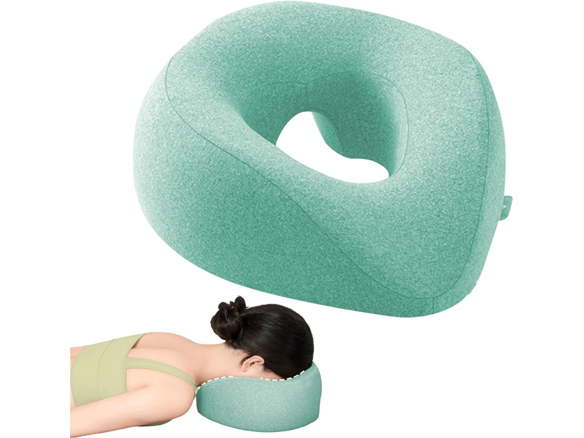 Almofada De Massagem Facial Com Apoio De Cabeça Ergonômico E Ventilado |