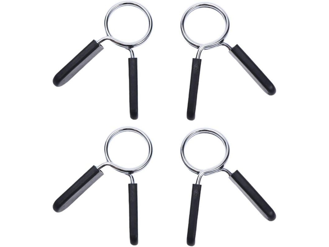 Abrazaderas De Resorte 4 X 30mm Para Barras De Pesas Y Mancuernas - Clip De Resorte Para Bodybuilding Yoga Gimnasia