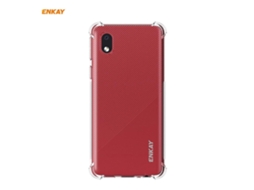Capa Protetora Transparente De Tpu Resistente A Impactos E Antiderrapante Para Samsung Galaxy A01 Core / M01 Core Hat-prince Enkay.