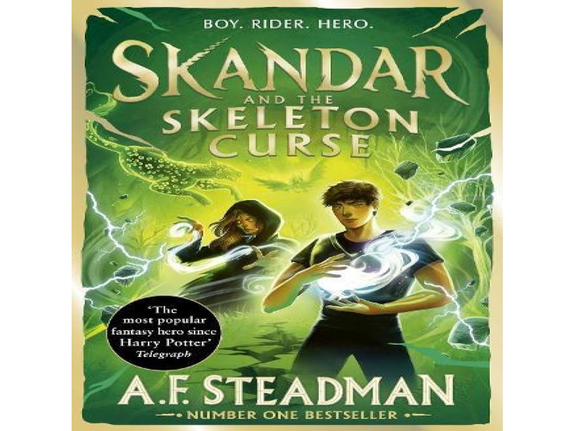 Livro Skandar and the Skeleton Curse de AF Steadman (Inglês)