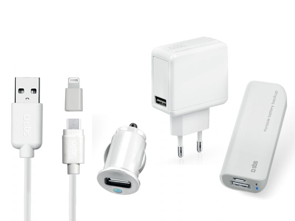Powerbank SBS Kit Auto Branco