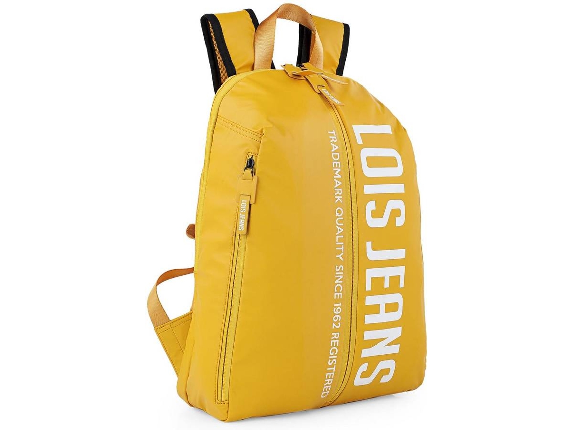Mochilas LOIS Minimalista Unissex Pu Técnica (43 x 30 x 12 cm - Amarelo)