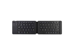 Mini Teclado Sem Fio Bluetooth Dobrável E Recarregável Everley891