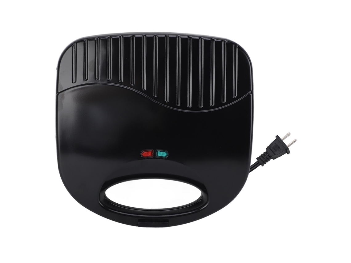 Máquina de Waffle 750w com Placas Antiaderentes e Temperatura Ajustável, Duas Faces, Aço Inox | S/MARCA
