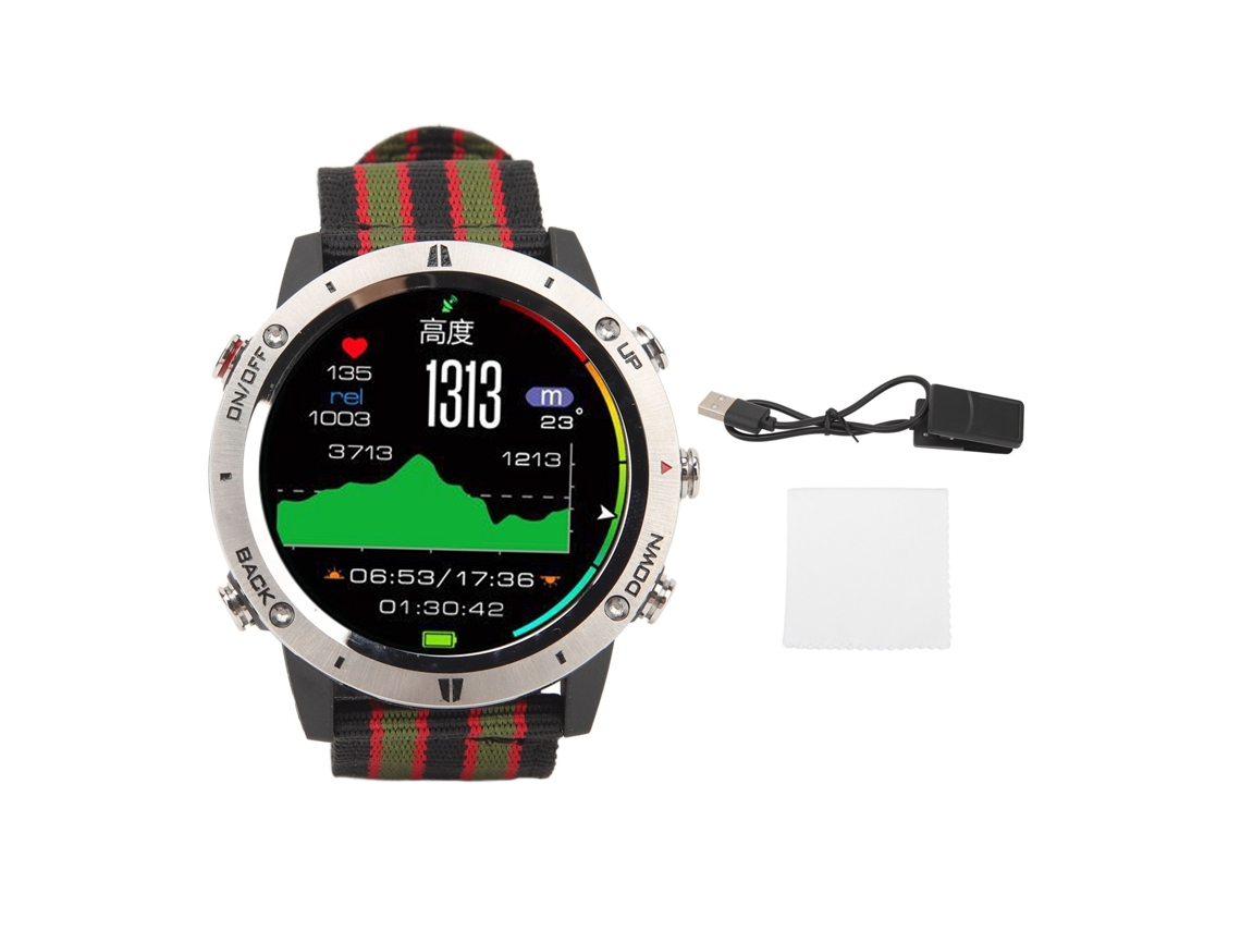 Relógio Inteligente Homem Bluetooth 4.0 50m Touch Fitness Monitor