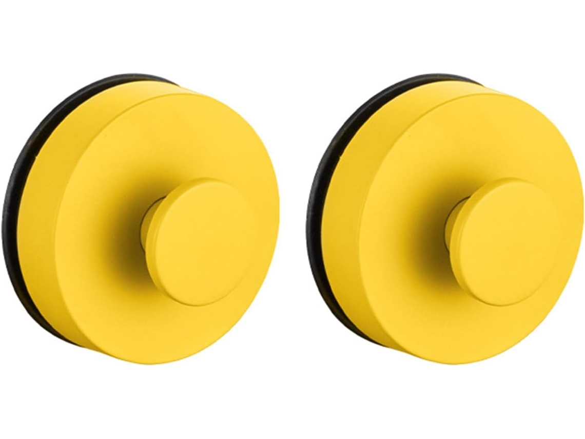 Conjunto De 2 Ganchos Parede Coloridos Com Ventosa, Resistentes E À