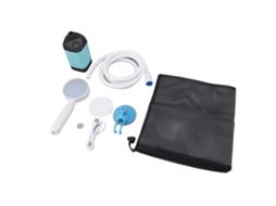 Chuveiro Elétrico De Acampamento Ao Ar Livre De 10 W, 4800 Mah, 5 V, 2 A, Chuveiro De Pressão Elétrico Para Surfe E Mergulho PENGDSJE (azul)