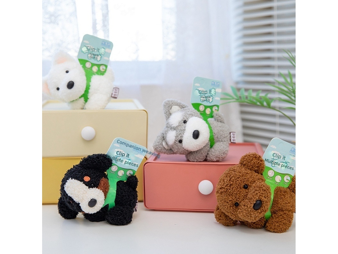 Jiajia Zhuopei Brinquedo de Pelúcia West Highland White Terrier, Boneco de Pano, Decoração Fofa CHABERLU