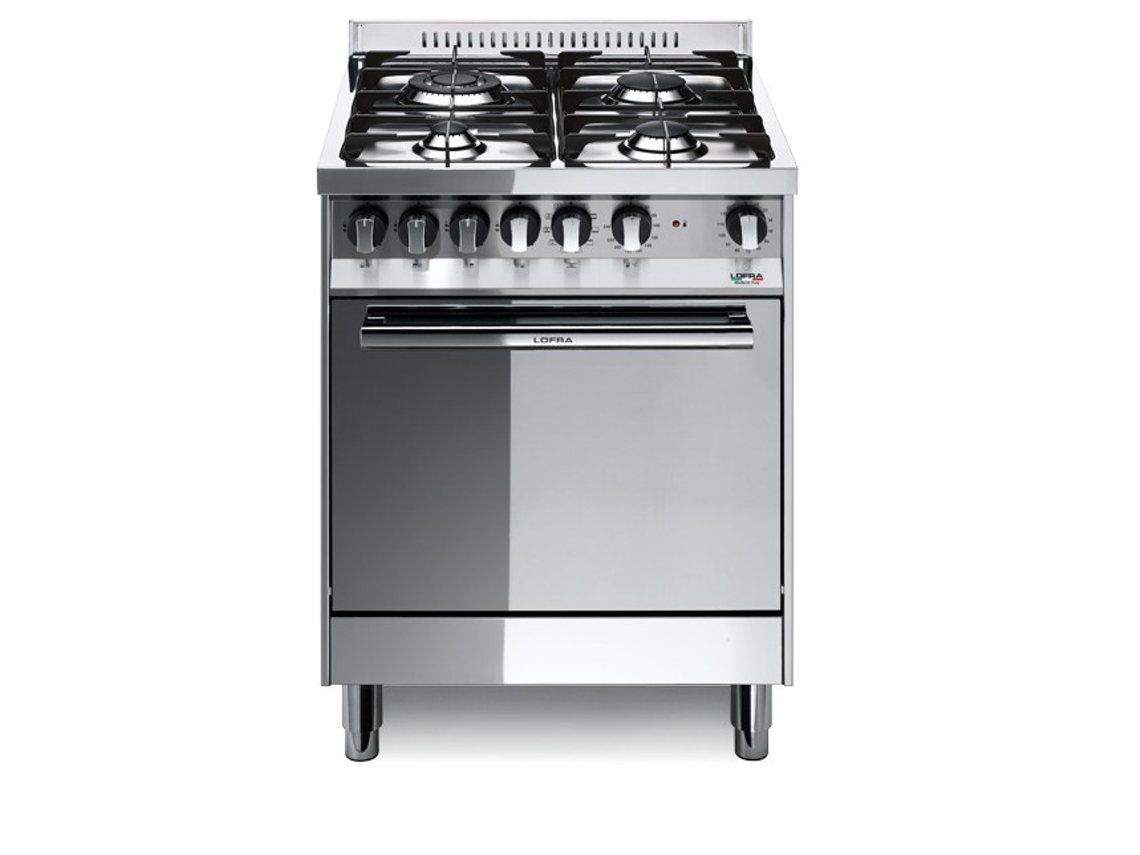 LOFRA M66Gv/C Cozinha independente Fogão a gás em aço inoxidável A