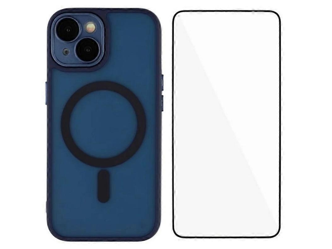 Capa Para Iphone 15 Plus Compatível Com Magsafe Wanlonfeng Qb Series Pc Tpu Capa De Telefone