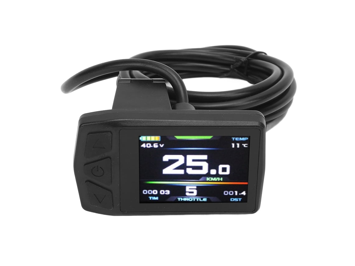 Tela LCD para Patinete Elétrico 24V 48V com Luz de Fundo e USB S/MARCA