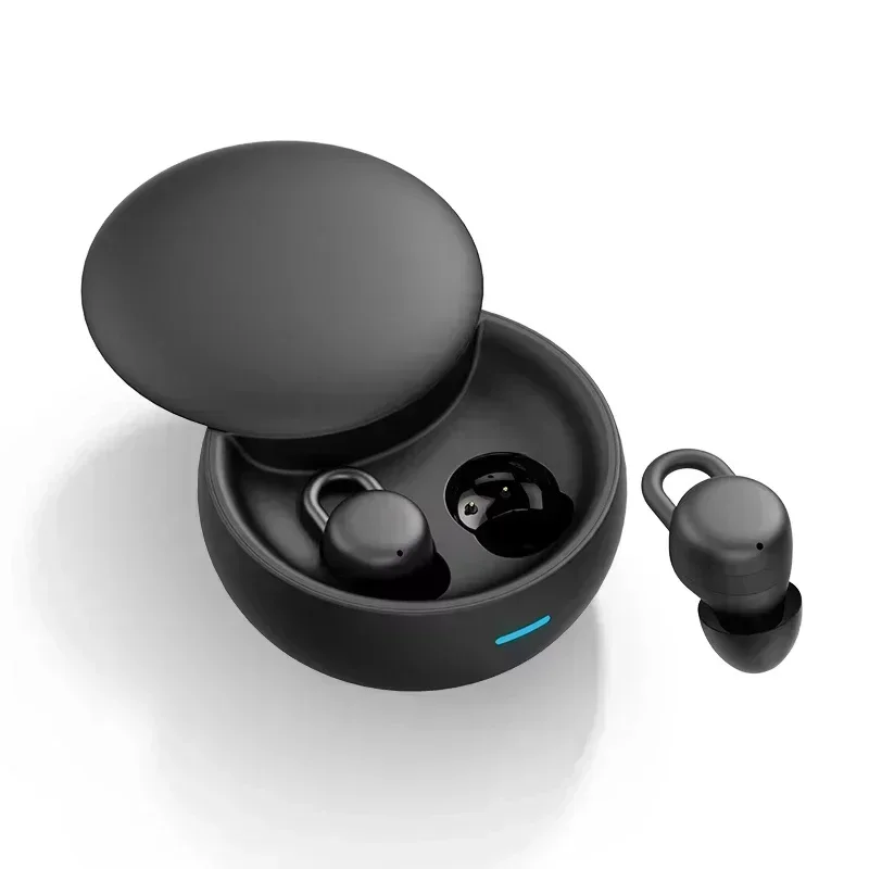 (preto) Mini Fones De Ouvido Intra-auriculares Bluetooth Tws Sem Fio Com Cancelamento De Ruído