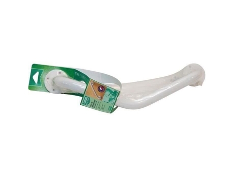 Barra De Apoio Angular Godonnier Aço Branco Barra De Apoio Ø 2,5 Cm Conforto E Segurança