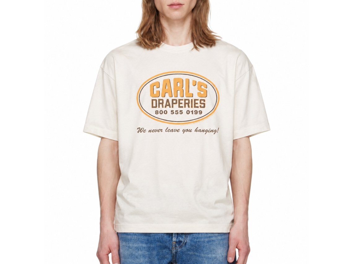 Rockinstone Terminator Dark Fate Carls Draperies Solid Natural Adult T-shirt Size:s