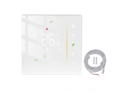 Termostato Inteligente Wifi para Casa Programável Controle de Temperatura Digital Branco 95 240v | S/MARCA