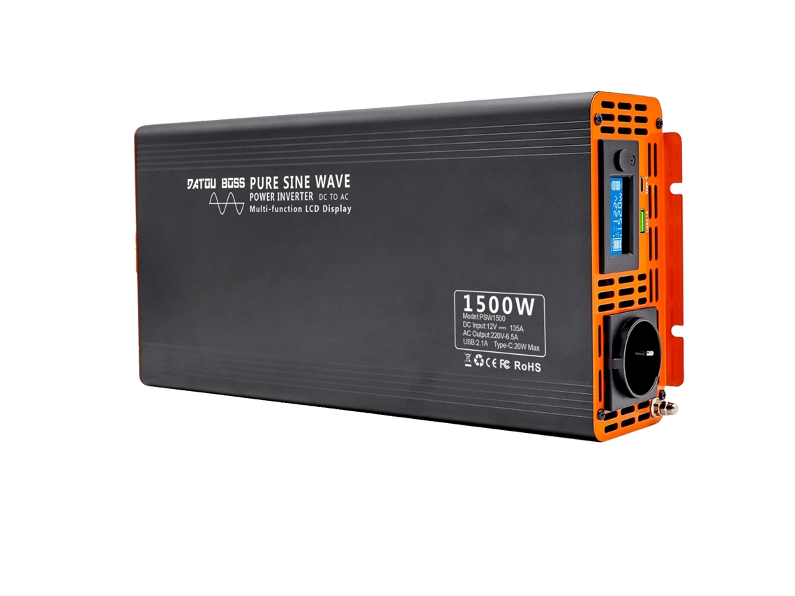 Inversor De Potãªncia, 2000w De Potãªncia Contã­nua, Operaã§ã£o Com Controle Remoto, Dc12v 1500w Oem