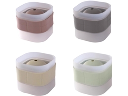 Escova De Banho Silicone Healeved Com Cabo Longo Bambu Para Limpeza Completa Do Corpo E Esfoliação No