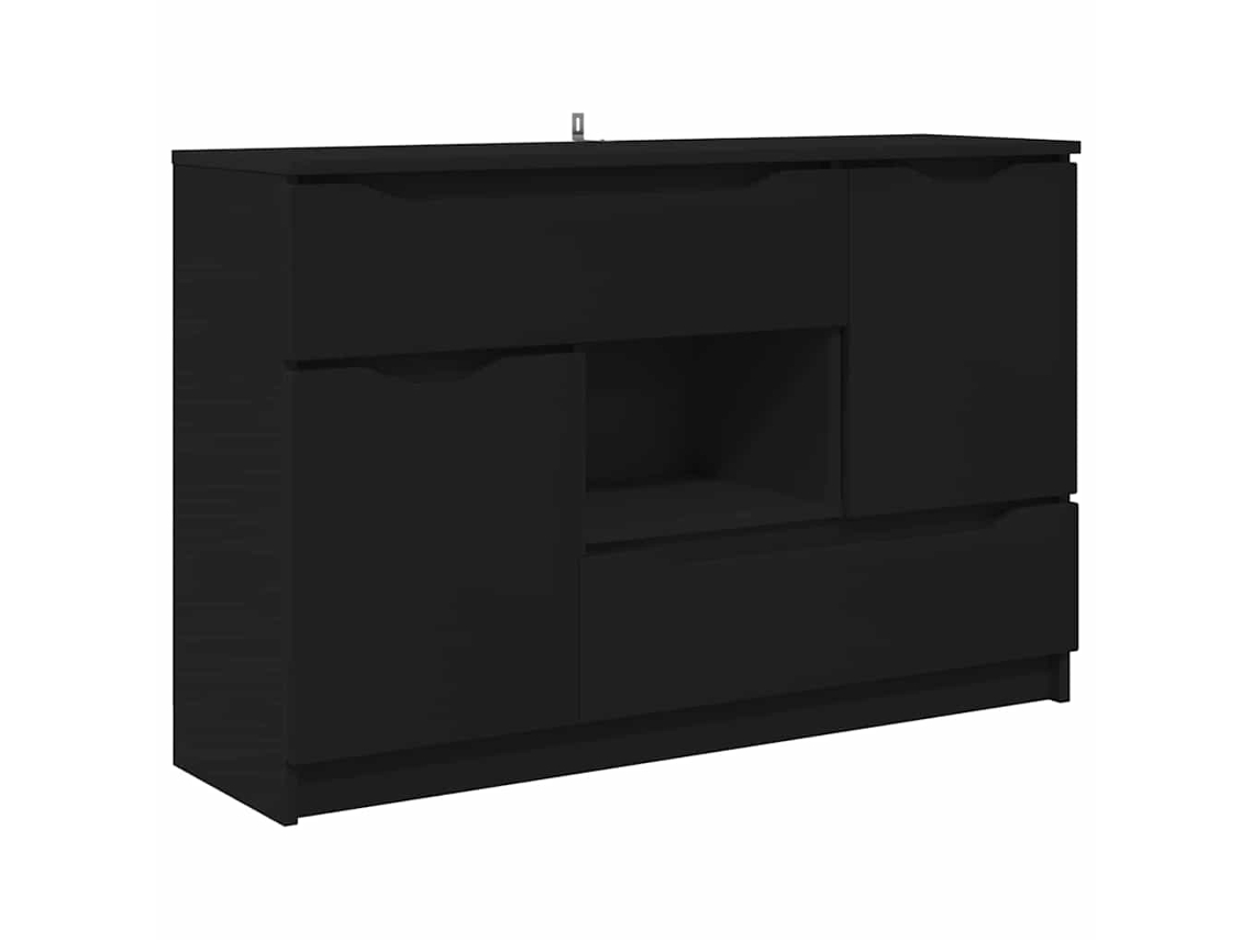 Buffet com gaveta Preto MAISON EXCLUSIVE 100x30x65,6 cm Madeira processada