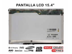 Tela LCD de 15,4" compatível com laptops B154EW08, B154EW01, N154I3, L02 e B154SW01.