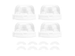 Mali tampas de Segurança para Maçaneta de Fogão a Gás Resistente Ao Calor Proteção Infantil 4pcs