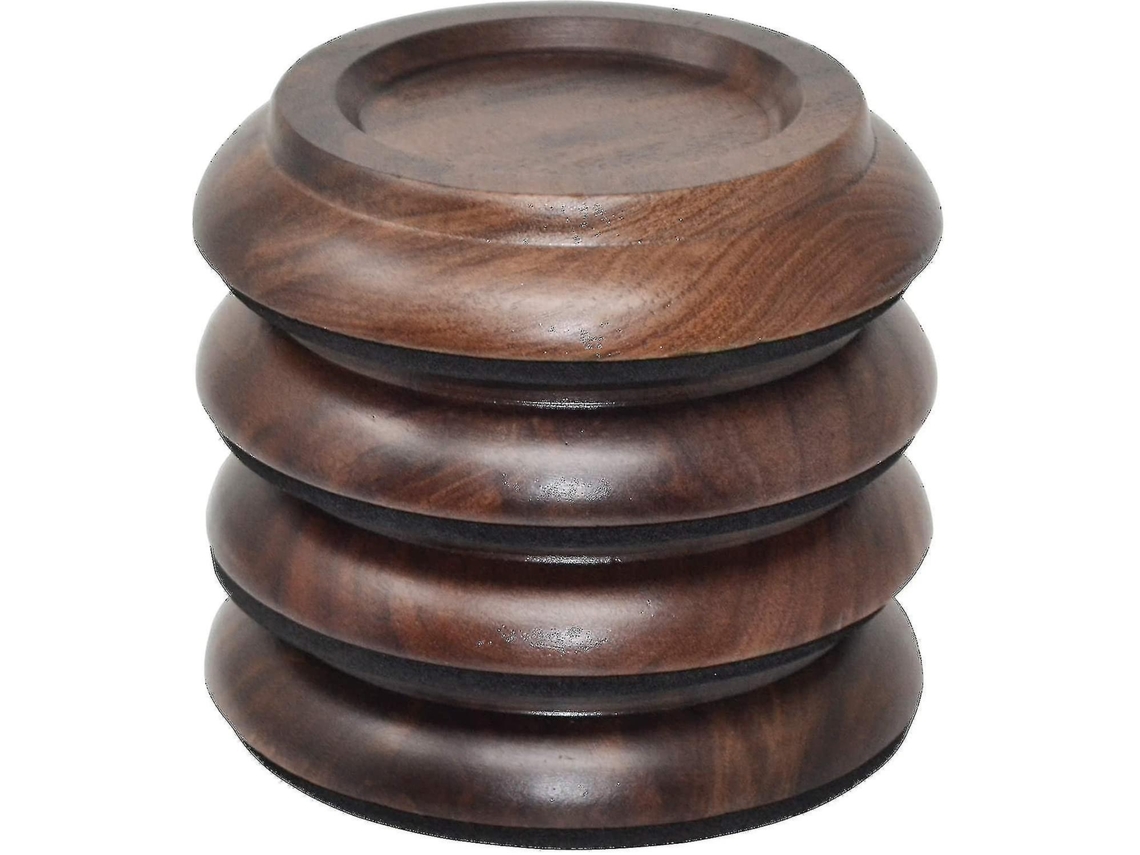Conjunto De 4 Rodízios Para Piano Vertical Em Cobre, Com Almofadas De Madeira Nobre De Alta Qualidade Para Móveis. Aquaforge