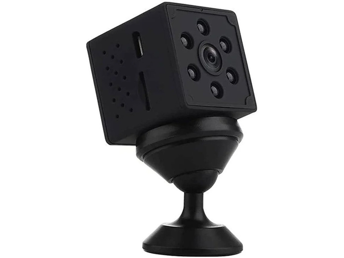 Mini câmera espiã 4K HD Wi-Fi bateria de longa duração visão noturna detecção de movimento interno preto Bestvite