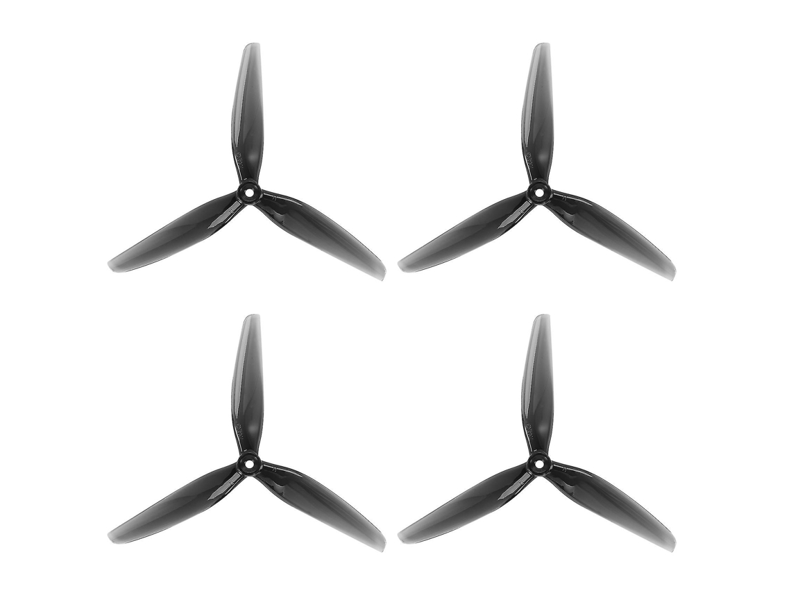 Hélice De 7 Polegadas Para Drone Fpv Racing, 3 Pás, Pc Preto, 2 Pares Compatíveis Com Hq Prop 7x4x3
