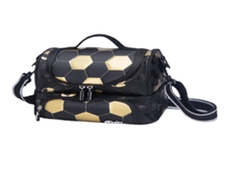 Lurelia Mochila Escolar, Em Nylon, Grande Capacidade, Leve E Compacta, Com Alça, Estampa De Futebol, Para Escola