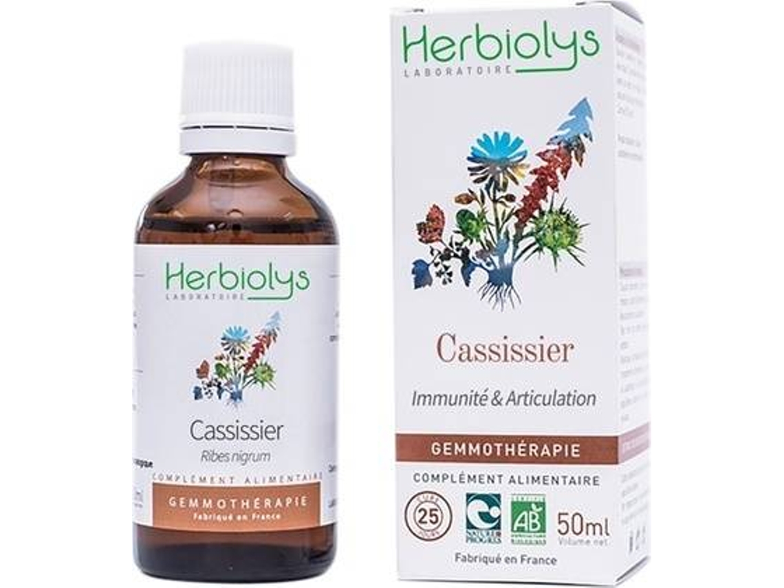 Suplemento Alimentar HERBIOLYS Gemmo Blackcurrant Organic (50 ml)