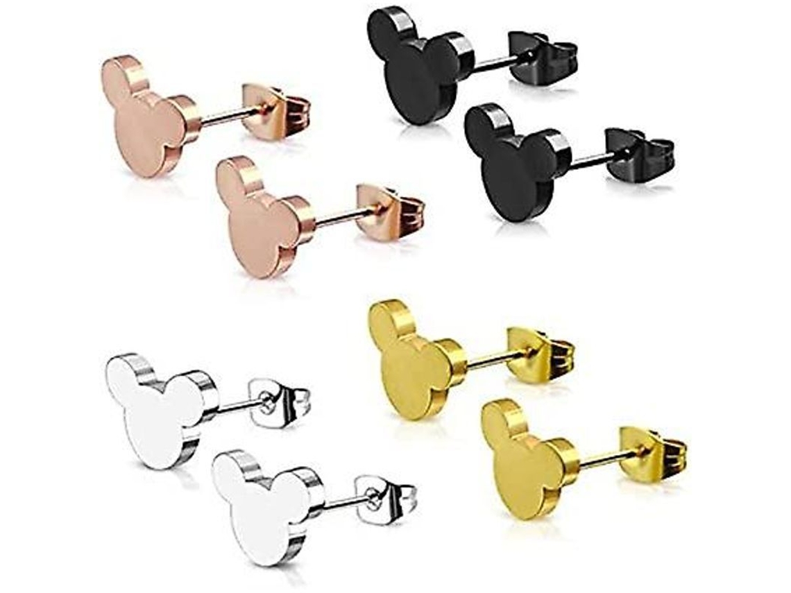 2026 1 Par de Pendientes de Acero Inoxidable, Joyería Hipoalergénica Unisex
