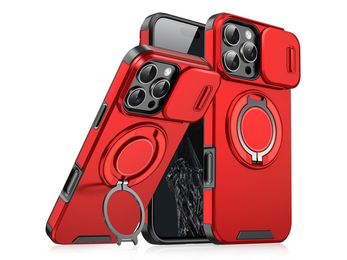 Capa Com Janela Magnética Lingke Para Iphone 16 Pro Max Capa Protetora Antiqueda Para Apple 15 Pro E 14