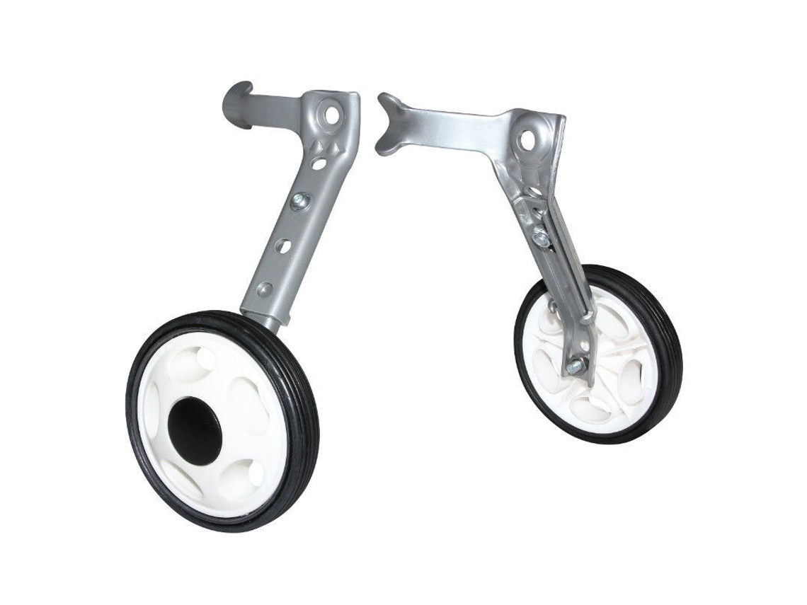 Par de estabilizadores de rodas de plástico para bicicletas com deficiência P2R
