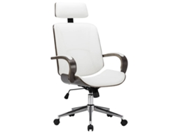 Office Chair, Office Chairs Vidaxl Branco Couro Artificial (n/a)