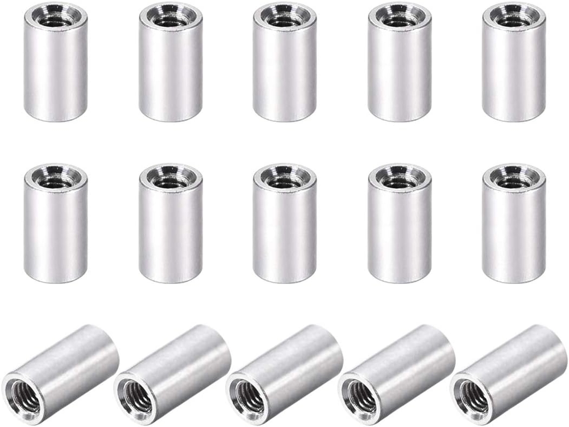 Conjunto de 15 Espaçadores Fêmea Redondos de Alumínio M3x10mm para Drones CHABERLU