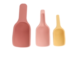 Conjunto de 3 colheres de silicone para brincadeira sensorial educativa bebê recém-nascido com S/MARCA