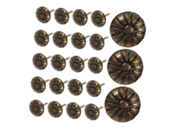 1000 Tachas Decorativas Para Estofamento De Sofá Com Cabeças Ferro Em