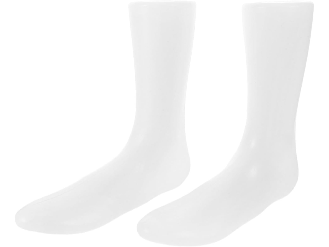 Manequim De Pés De 2 Peças Para Meias E Sapatos, Suporte De Exibição Para Mulheres E Adultos.