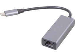 De Rede Com Fio 1 Gbps, Porta Usb-c Para Rj45, Conectores Alumínio Adaptador Rede